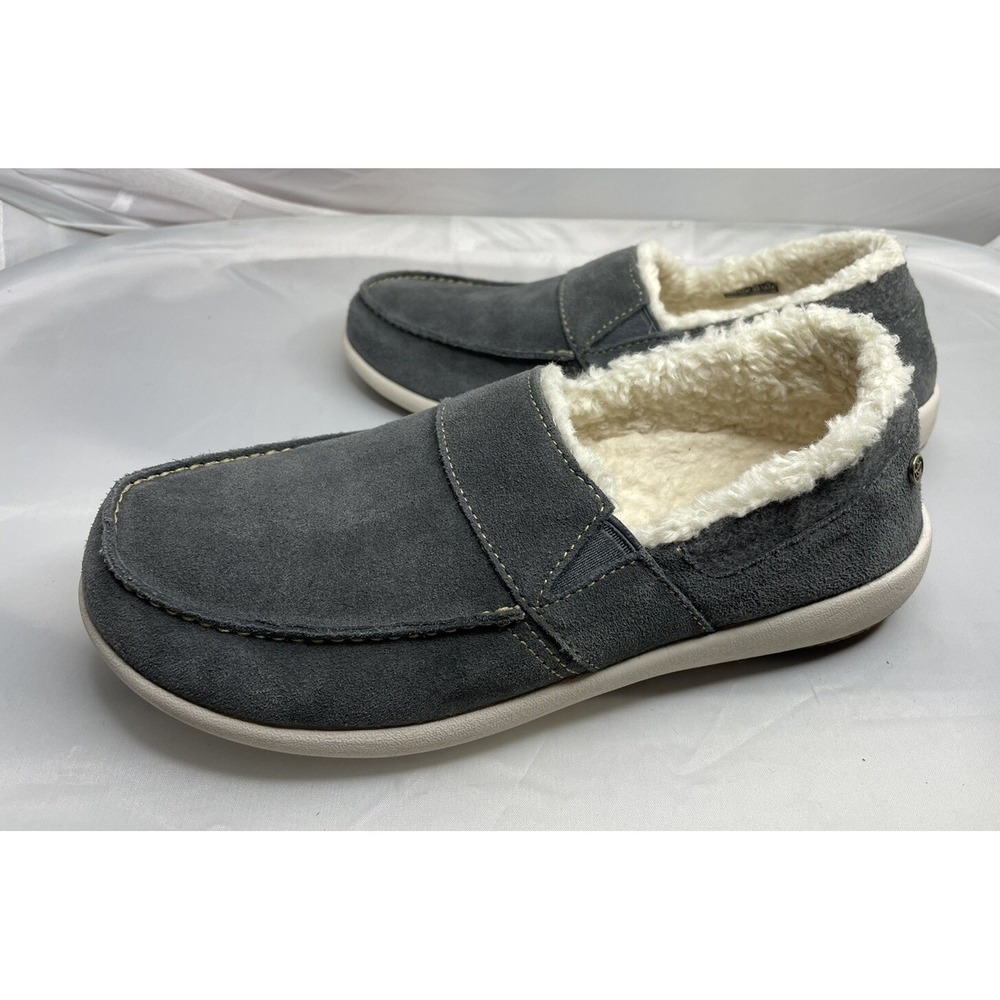 Spenco Slip On Fleece Lined Gray Fiesta Orthopedic Comfort Women's 7.5 B